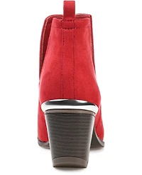 Journee Collection Women's Issla Block Heel Western Booties