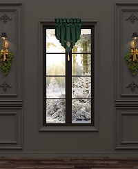 J Queen New York Noelle Ascot Window Valance, 21" x 40"