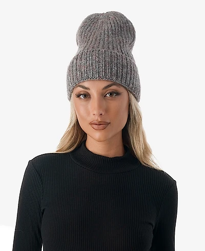 Marcus Adler Women's Stretch Ribbed Knit Cuff Beanie