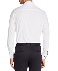 ConStruct Men's Slim-Fit Solid Performance Stretch Cooling Comfort Dress Shirt