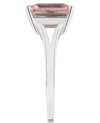 Macy's Women's Rose Quartz (3-1/6 ct.t.w.) Ring Sterling Silver