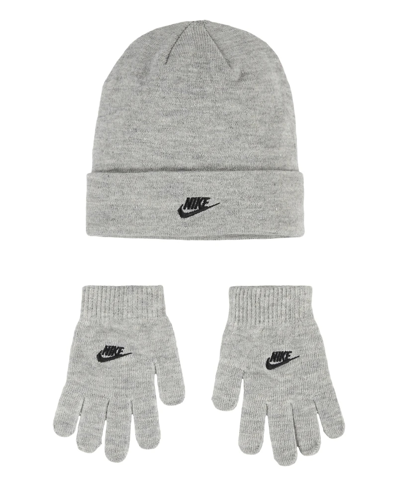 Nike Big Kids 2-Piece Club Beanie and Gloves Set