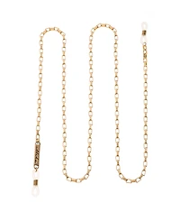 Ettika Women's 18k Gold Plated Golden Rays Rectangle Glasses Chain Necklace