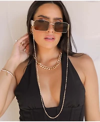 Ettika Women's 18k Gold Plated Level Up Glasses Chain