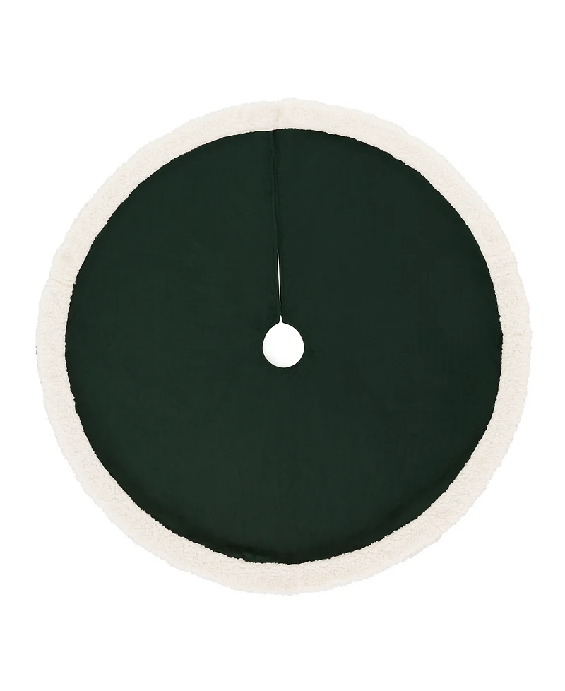 Casey Sherpa Christmas Tree Skirt