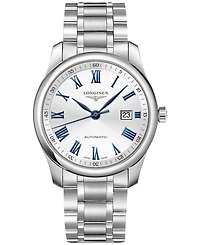 Longines Men's Swiss Automatic Master Stainless Steel Bracelet Watch 40mm