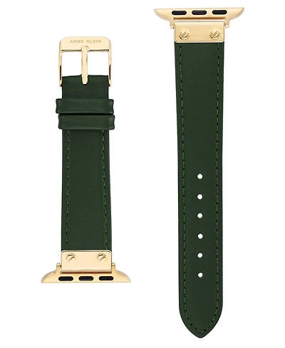Anne Klein Women's Genuine Leather Band designed for Apple Watch 42mm (Series 10) & 38/40/41mm
