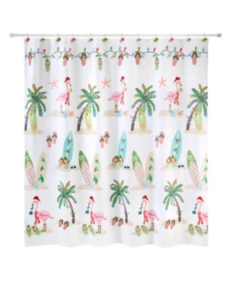 Avanti Flamingo Jingle Holiday Resin Bath Accessories