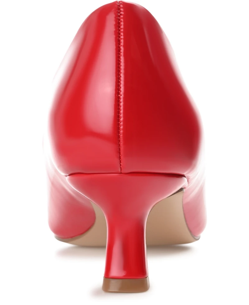 Journee Collection Women's Celica Kitten Heel Pumps