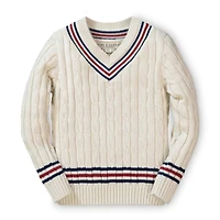 Hope & Henry Boys Organic Tennis Sweater
