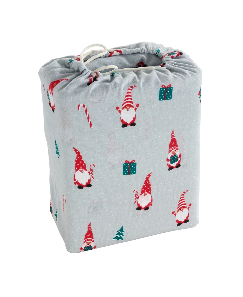 Avanti Printed 100% Brushed Cotton Flannel -Pc.Sheet Set