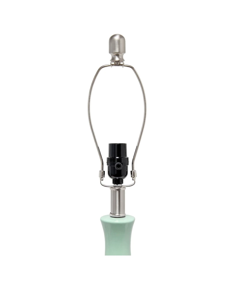 Lalia Home Droplet Table Lamp with Fabric Shade