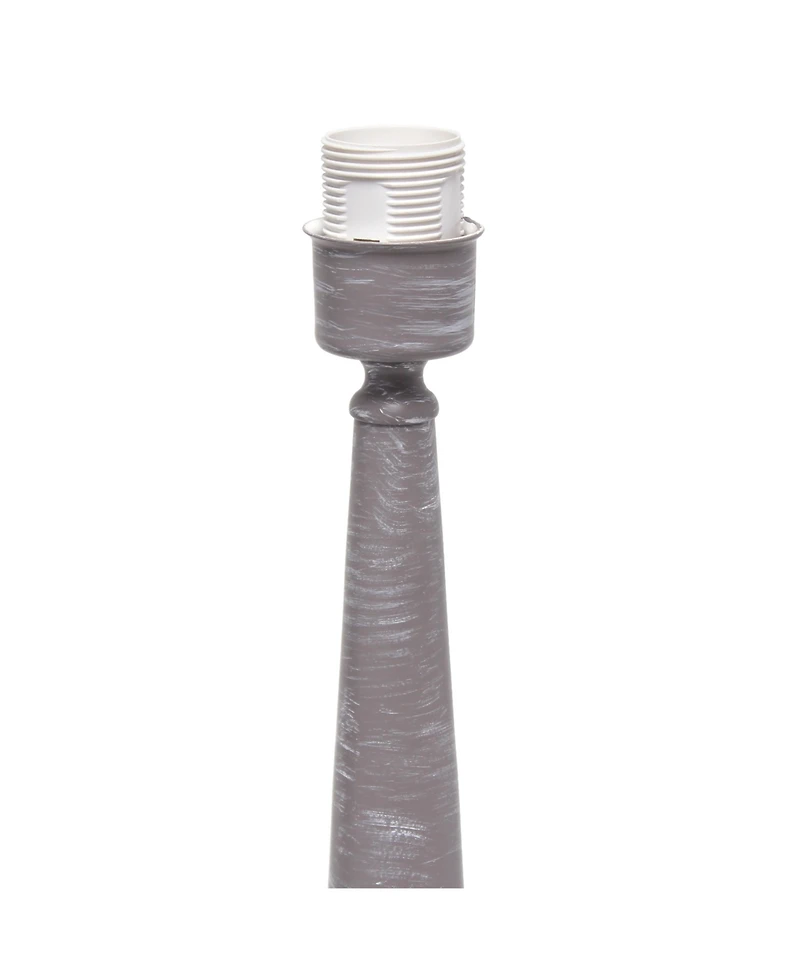 Simple Designs Traditional Candlestick Table Lamp