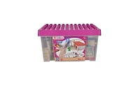 Simba Toys Eichhorn Large Wooden Train Play Set, 58 Piece