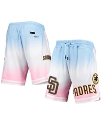 Men's Pro Standard Blue, Pink San Diego Padres Team Logo Ombre Shorts