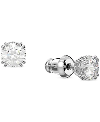 Swarovski Silver-Tone 2-Pc. Set Crystal Earrings and Necklace, 14-7/8" + 2" extender