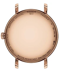Tissot Women's Swiss Everytime Beige Leather Strap Watch 34mm