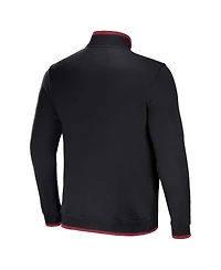 Men's Nfl x Darius Rucker Collection by Fanatics Black Arizona Cardinals Logo Quarter-Zip Top