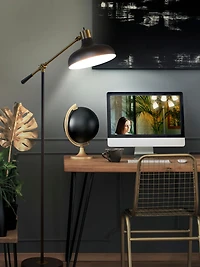 Wyatt 60" Led Floor Lamp with Adjustable Head