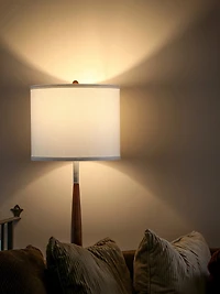 Lucas 61" Led Standing Floor Lamp with Drum Shade