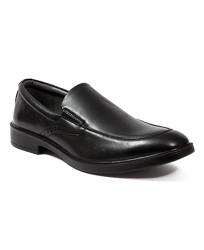 Deer Stags Men's Refine Memory Foam Water Repellant Slip-On Moc-Toe Loafer Shoes