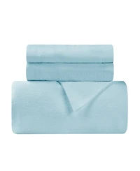 Superior Solid 3-Piece Duvet Cover Set, Full/Queen
