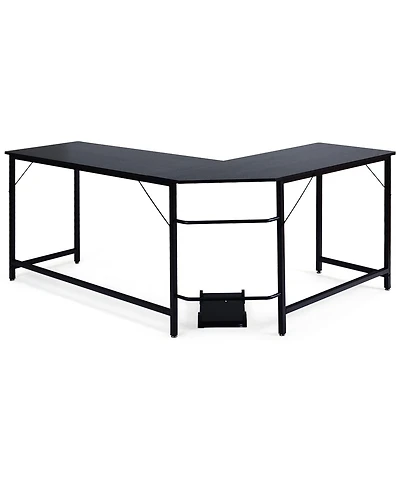 L-Shaped Computer Desk Corner Workstation Study Gaming Table