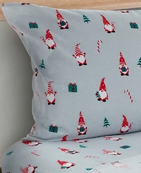 Avanti Printed 100% Brushed Cotton Flannel -Pc.Sheet Set
