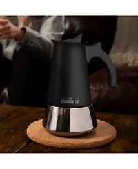 London Sip Stainless Steel Espresso Maker 10-Cup