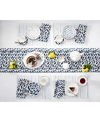 Lenox Bay Leaf Stripe Placemats, Set of 2