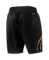 Men's Mitchell & Ness Black Chicago Bulls Big Face 4.0 Fashion Shorts