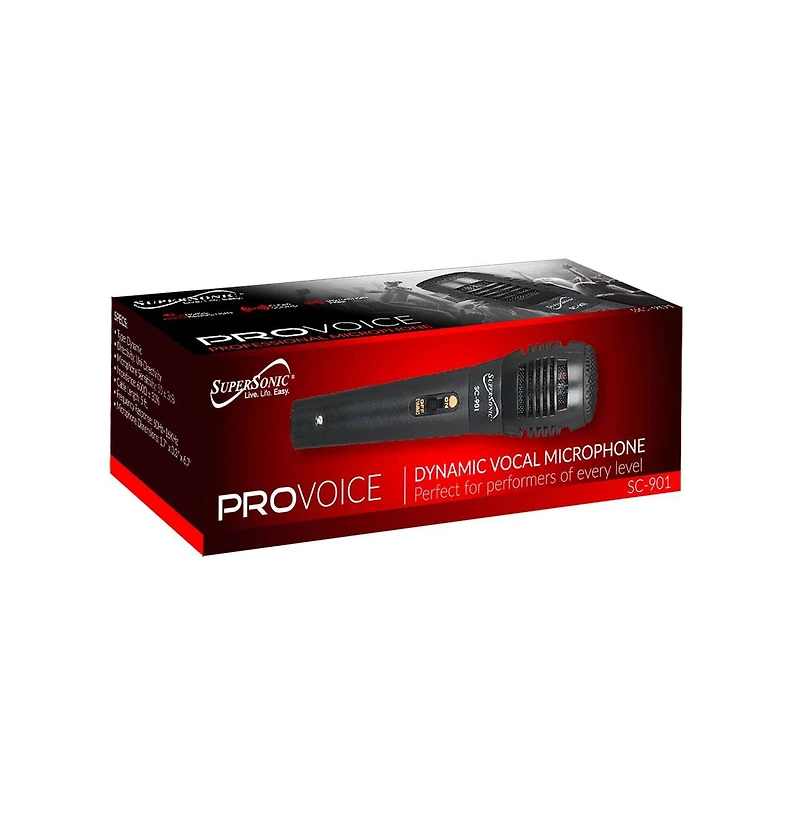 Supersonic Professional Microphone - Black