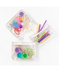 Bumkins Baby Girls Printed Travel Water Resistant Bag, Pack of 3