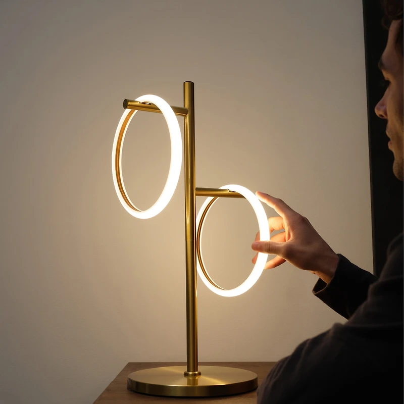 Brightech Saturn 21" Dimmable Led Table Lamp