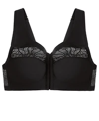 Glamorise Plus Full Figure Magiclift Natural Shape Front Closure Wirefree Bra 1210