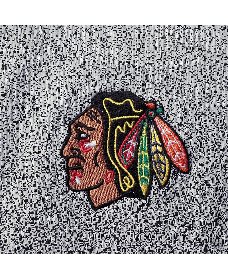 Women's Antigua White, Black Chicago Blackhawks Guide Desert Dry Full-Zip Jacket