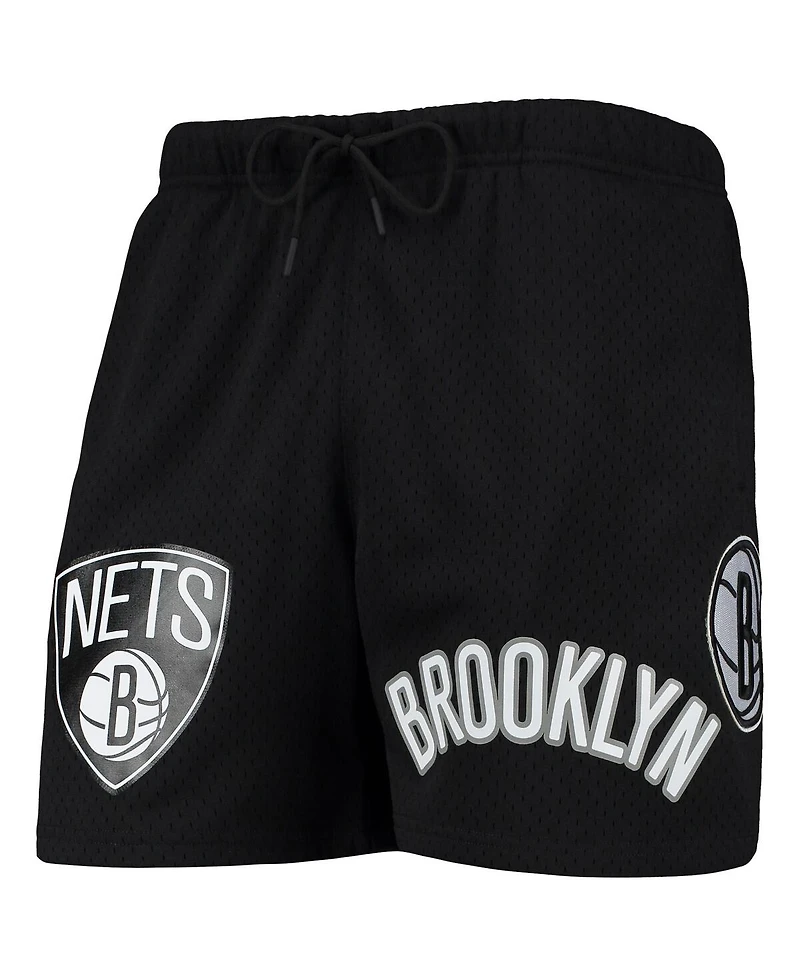 Men's Pro Standard Black Brooklyn Nets Mesh Capsule Shorts