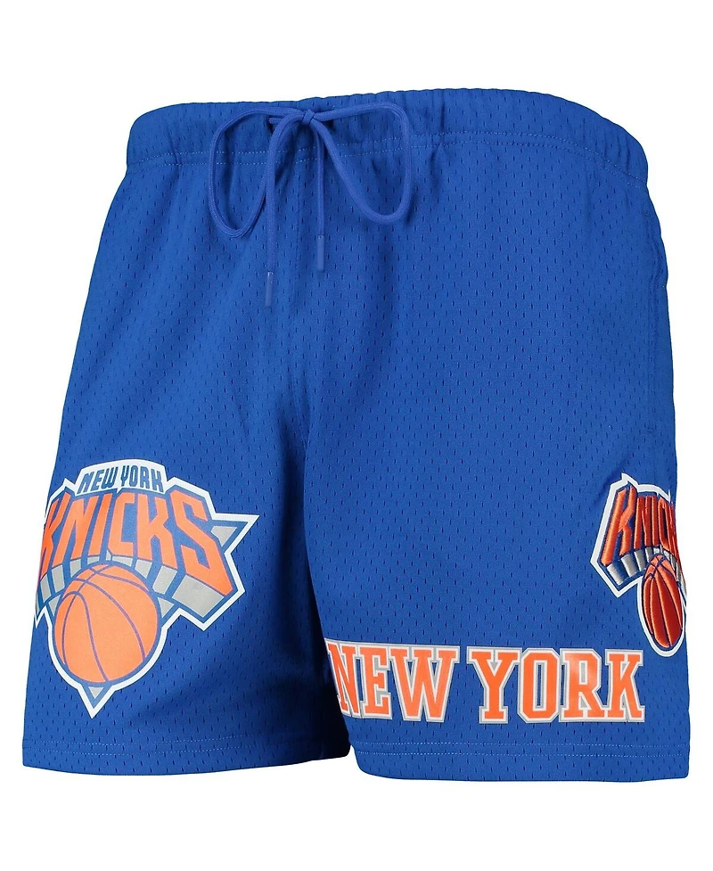 Men's Pro Standard Royal New York Knicks Mesh Capsule Shorts