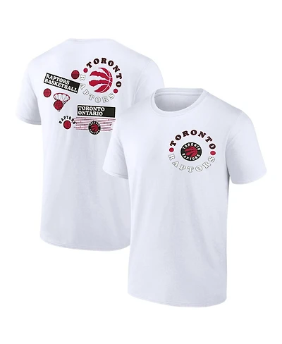 Men's Fanatics White Toronto Raptors Street Collective T-shirt