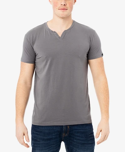 X-Ray Men's Basic Notch Neck Short Sleeve T-shirt