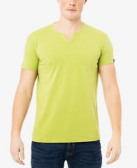 X-Ray Men's Basic Notch Neck Short Sleeve T-shirt
