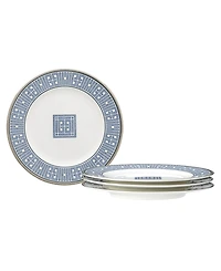 Noritake Infinity 4 Piece Bread Butter/Appetizer Plate Set