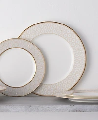 Noritake Noble Pearl Set Of 4 Dinner Plates, 11"
