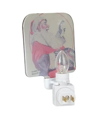 Northlight Norman Rockwell "a Drum for Tommy" Glass Christmas Night Light, 6"
