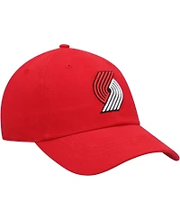 Women's '47 Red Portland Trail Blazers Miata Clean Up Logo Adjustable Hat
