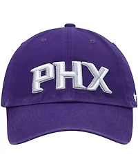 Men's '47 Brand Purple Phoenix Suns Clean Up Wordmark Adjustable Hat