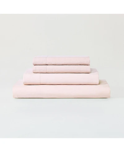 Sijo Luxeweave Linen Sheet Set, Queen (Includes 1 Fitted 60x80x16, Flat 92x104 & 2 Pillowcases 20x29)
