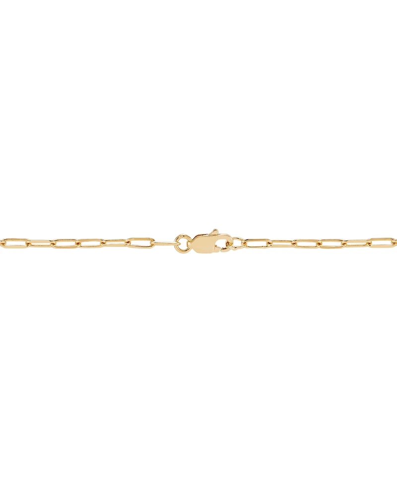 Citrine Paperclip Link 18" Pendant Necklace (1-5/8 ct. t.w.) in 14k Gold-Plated Sterling Silver (Also in Peridot)