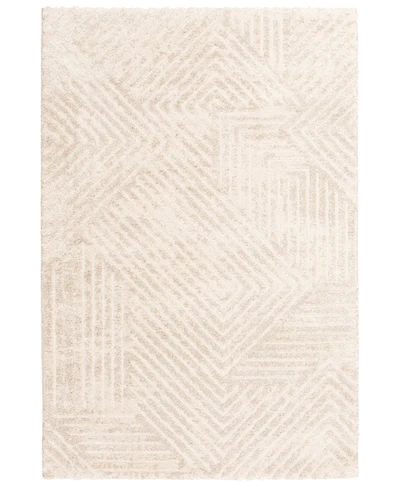 Mink Home Leisure Cove Lace 5'3" x 7'7" Area Rug