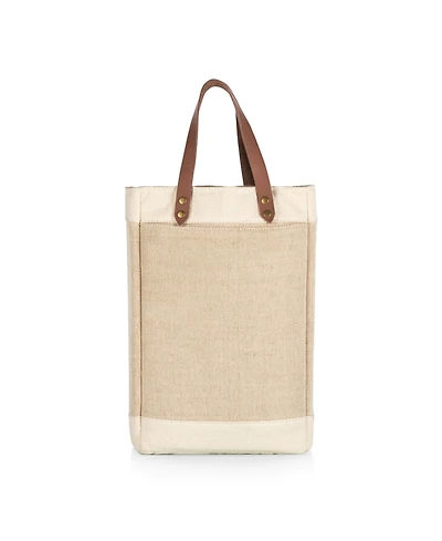Legacy Pinot Jute 2 Bottle Insulated Wine Bag